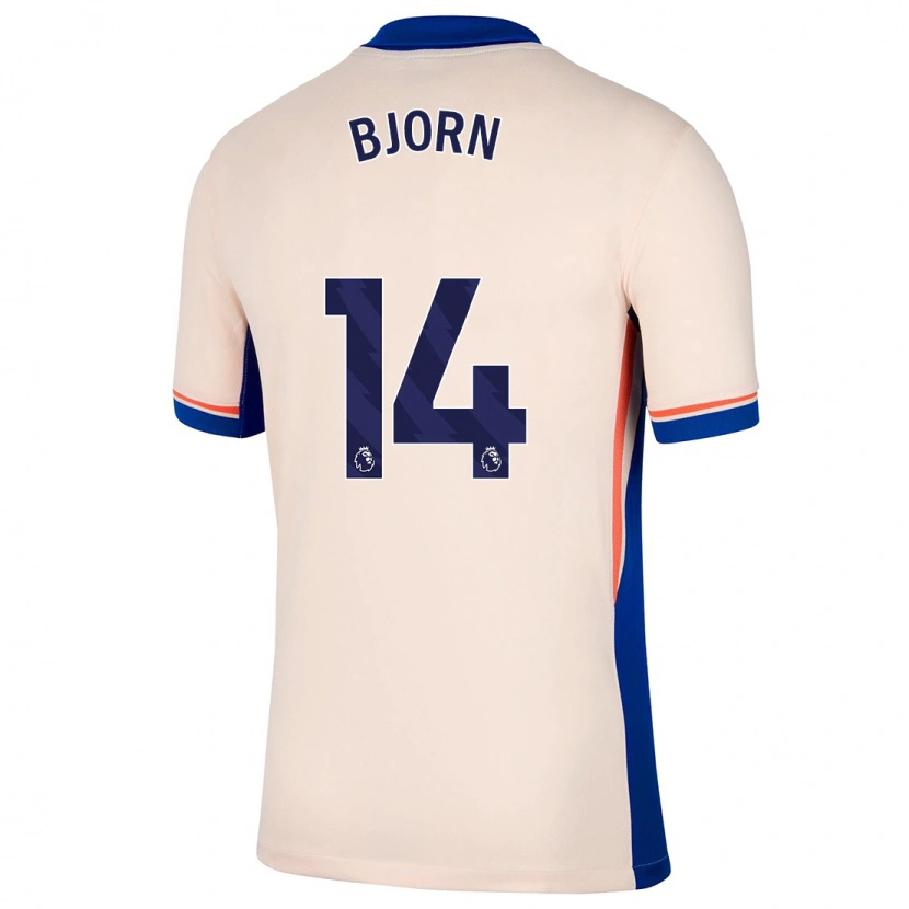 Danxen Damen Nathalie Björn #14 Hellbeige Auswärtstrikot Trikot 2024/25 T-Shirt
