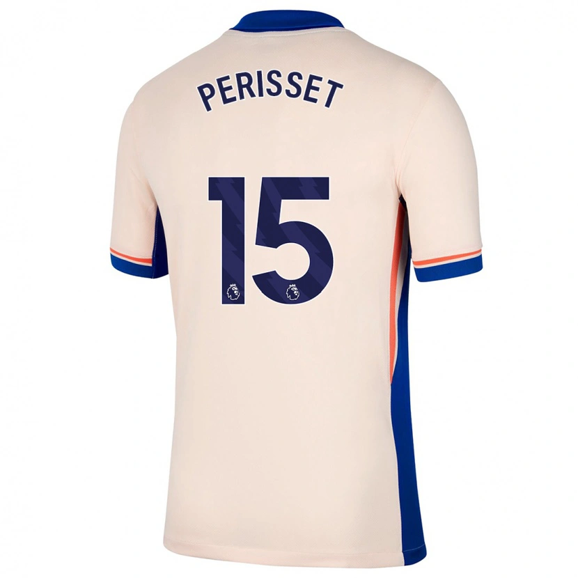 Danxen Damen Ève Périsset #15 Hellbeige Auswärtstrikot Trikot 2024/25 T-Shirt