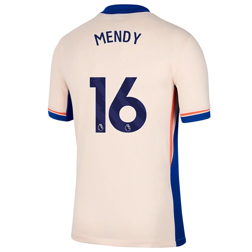 Danxen Damen Edouard Mendy #16 Hellbeige Auswärtstrikot Trikot 2024/25 T-Shirt