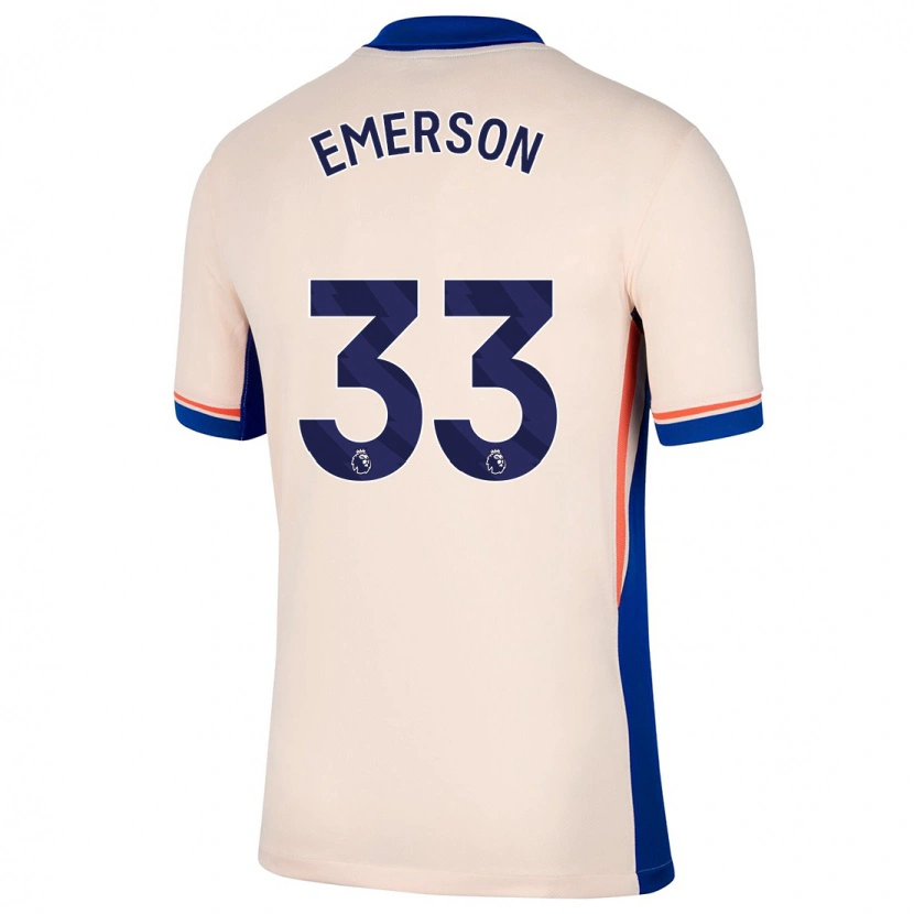 Danxen Damen Emerson #33 Hellbeige Auswärtstrikot Trikot 2024/25 T-Shirt