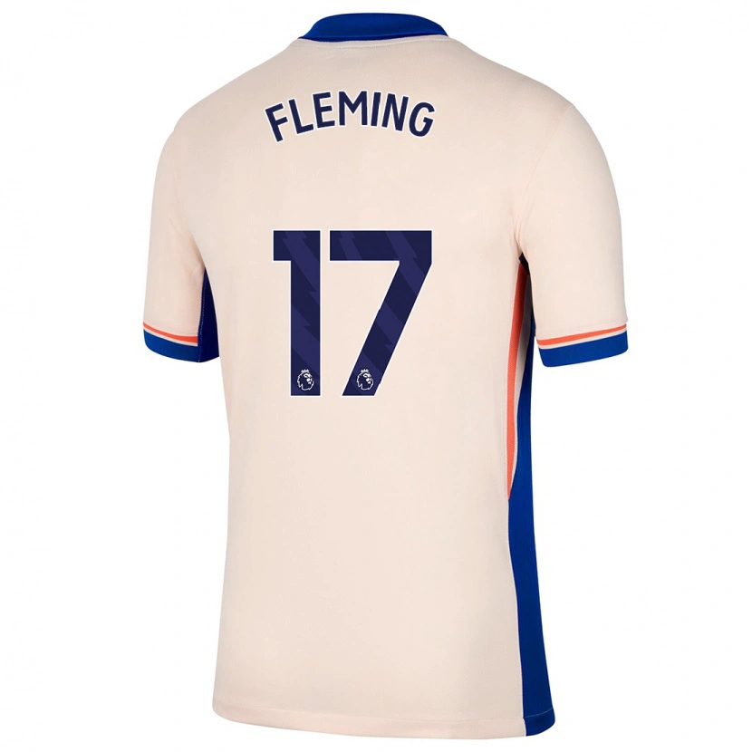Danxen Damen Jessie Fleming #17 Hellbeige Auswärtstrikot Trikot 2024/25 T-Shirt