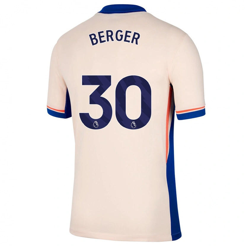 Danxen Damen Ann-Katrin Berger #30 Hellbeige Auswärtstrikot Trikot 2024/25 T-Shirt