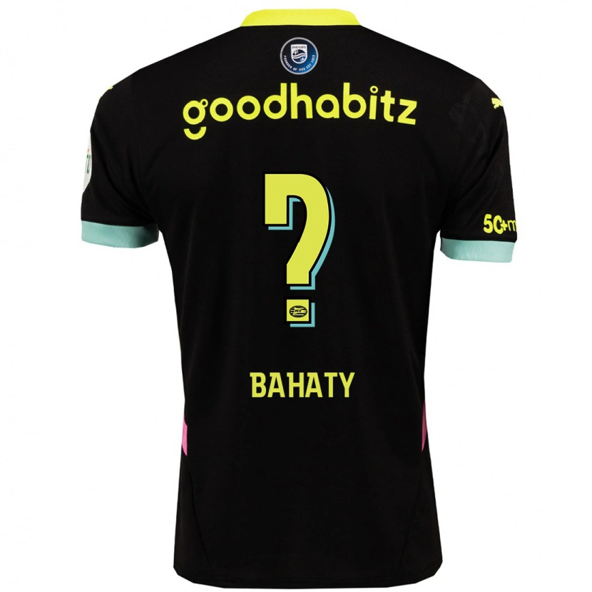 Danxen Damen Manuel Bahaty #0 Schwarz Gelb Auswärtstrikot Trikot 2024/25 T-Shirt