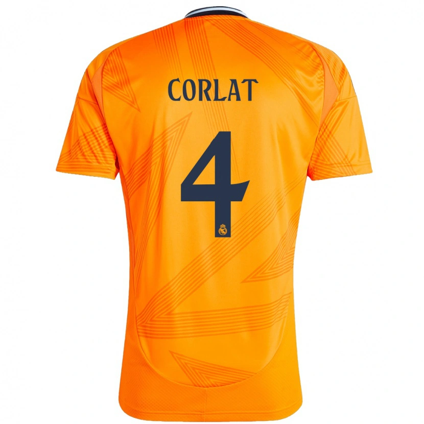 Danxen Damen Edu Corlat #4 Orange Auswärtstrikot Trikot 2024/25 T-Shirt