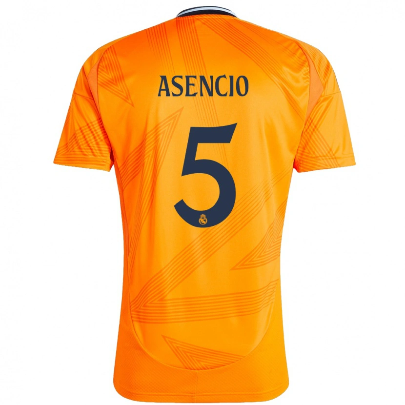 Danxen Damen Raúl Asencio #5 Orange Auswärtstrikot Trikot 2024/25 T-Shirt