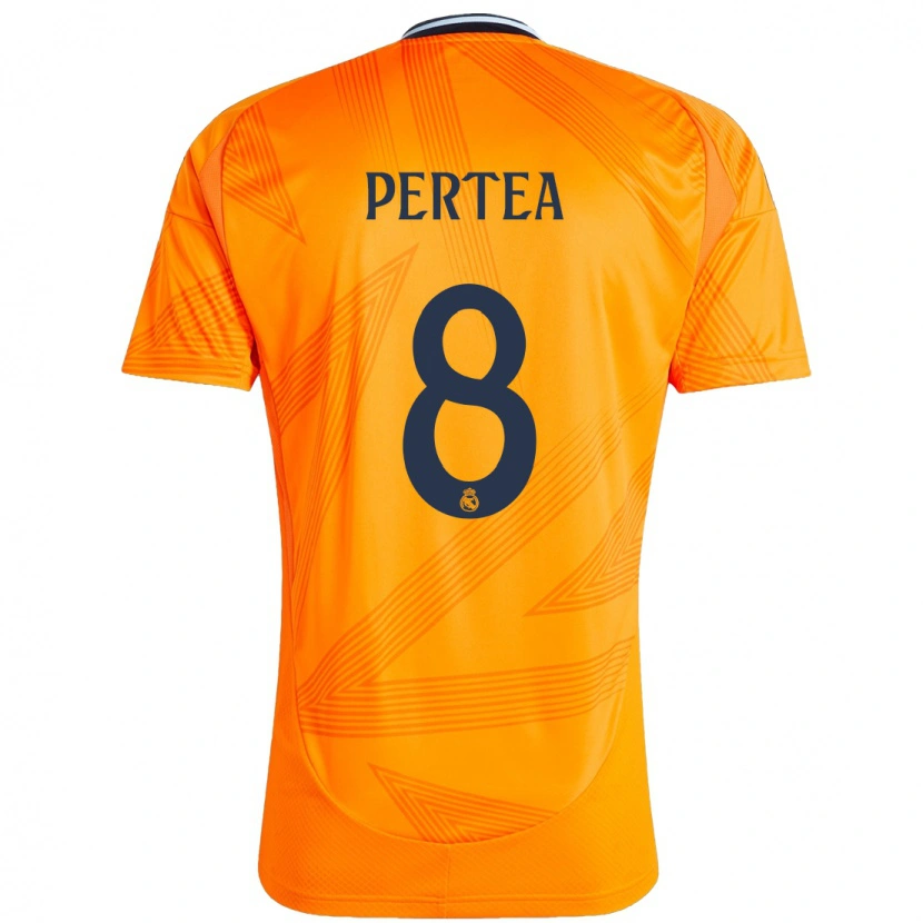 Danxen Damen Raul Pertea #8 Orange Auswärtstrikot Trikot 2024/25 T-Shirt