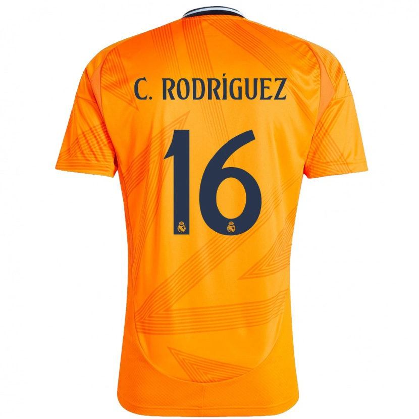 Danxen Damen Carlos Rodríguez #16 Orange Auswärtstrikot Trikot 2024/25 T-Shirt