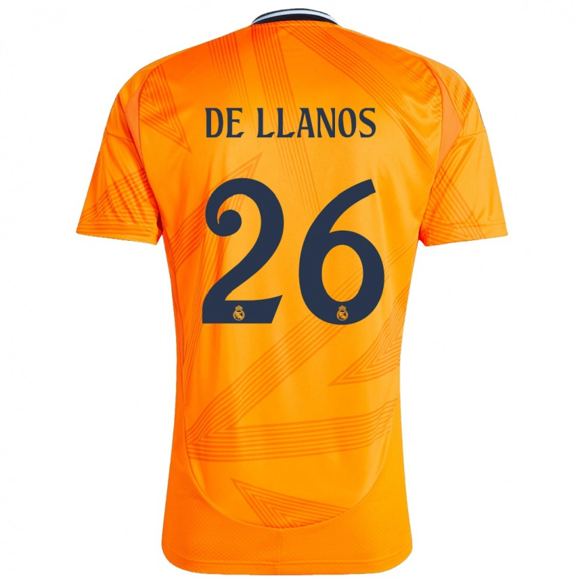 Danxen Damen Hugo De Llanos #26 Orange Auswärtstrikot Trikot 2024/25 T-Shirt