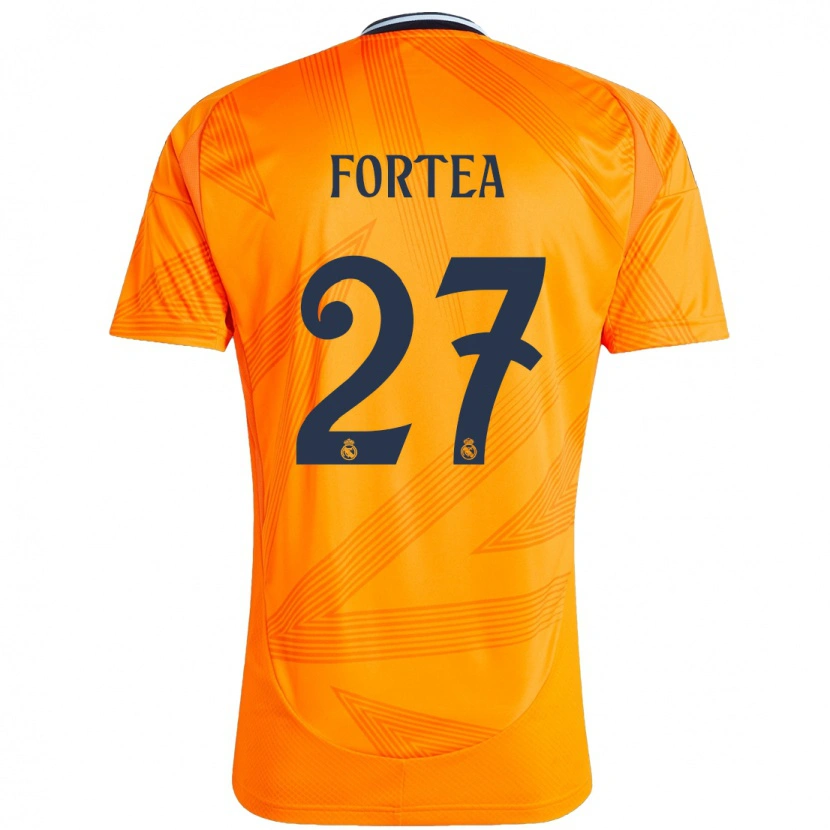 Danxen Damen Jesús Fortea #27 Orange Auswärtstrikot Trikot 2024/25 T-Shirt
