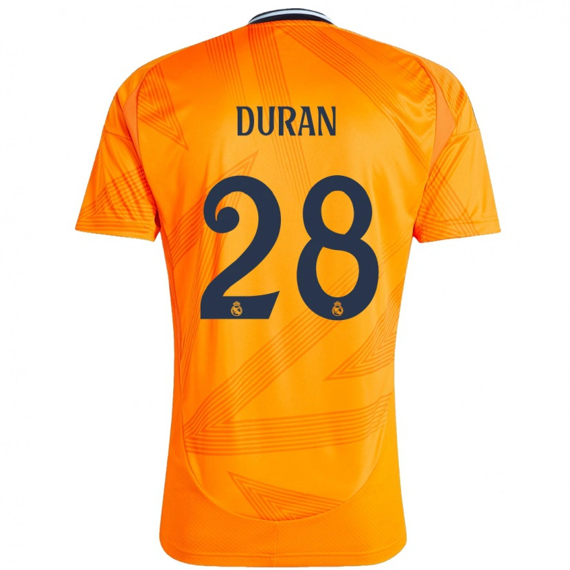 Danxen Damen Pol Duran #28 Orange Auswärtstrikot Trikot 2024/25 T-Shirt