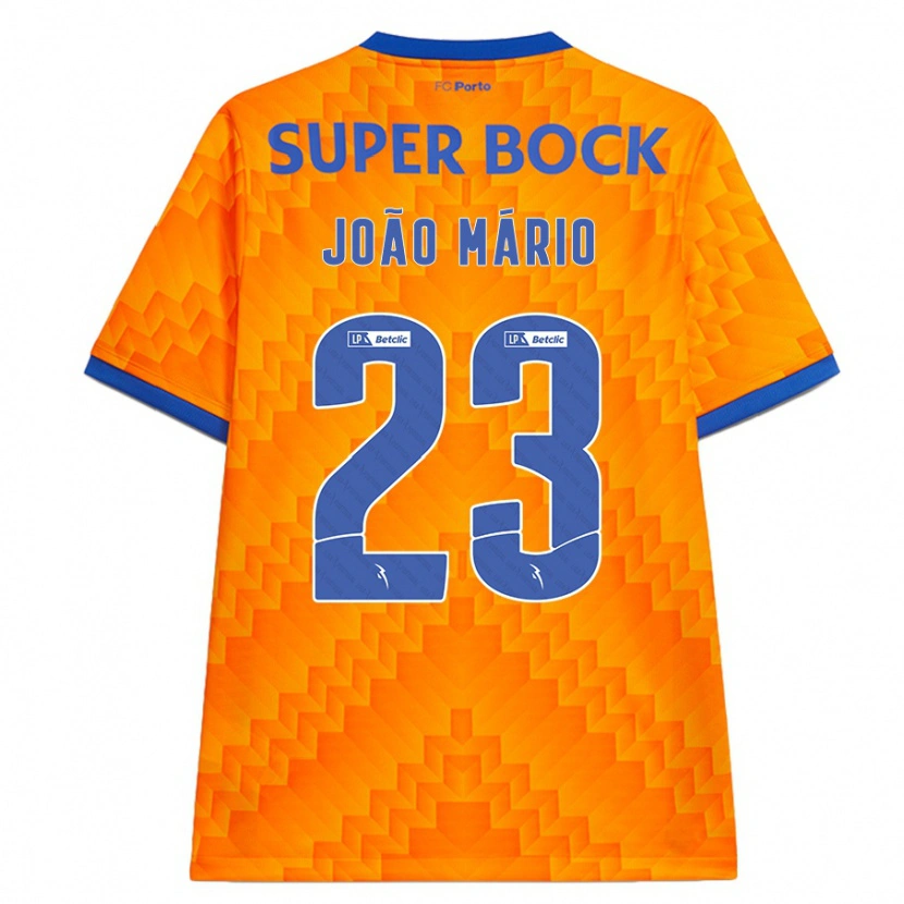 Danxen Damen João Mário #23 Orange Auswärtstrikot Trikot 2024/25 T-Shirt