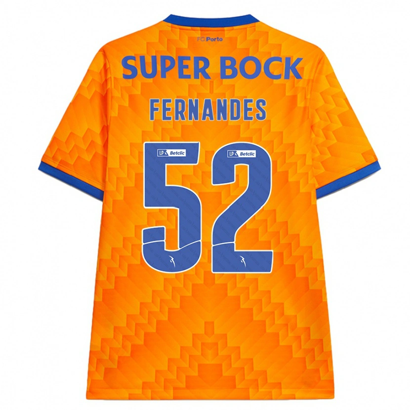 Danxen Damen Martim Fernandes #52 Orange Auswärtstrikot Trikot 2024/25 T-Shirt