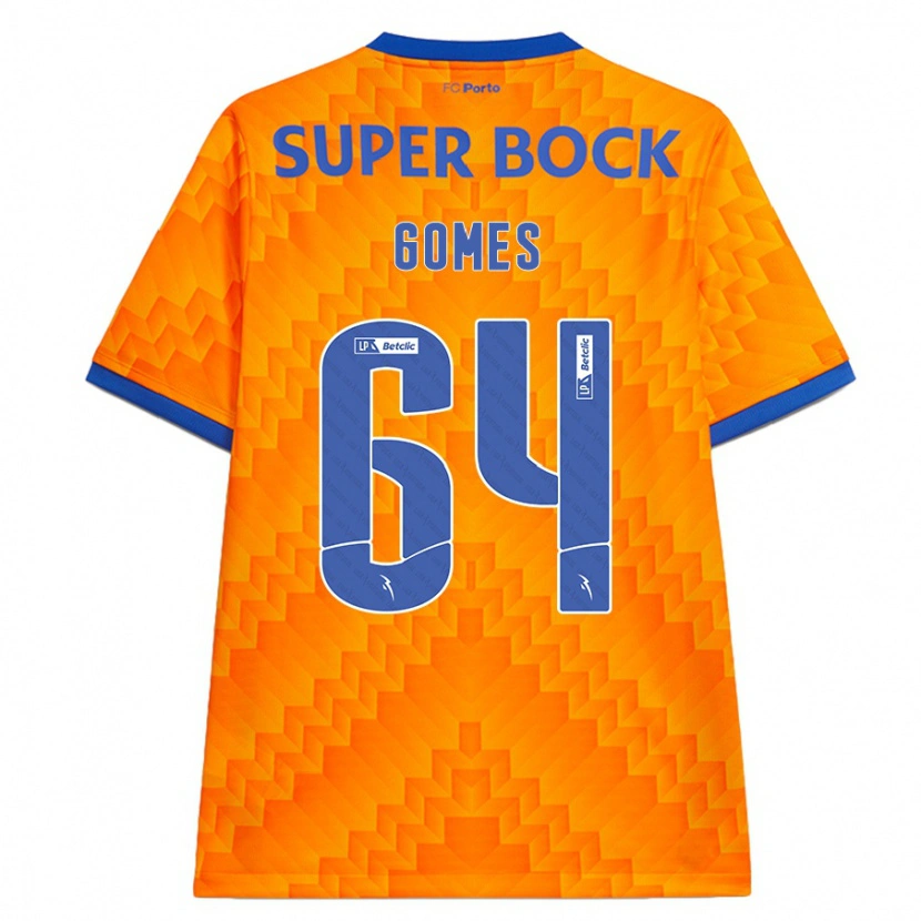 Danxen Damen Luís Gomes #64 Orange Auswärtstrikot Trikot 2024/25 T-Shirt