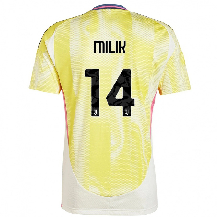 Danxen Damen Arkadiusz Milik #14 Solargelb Auswärtstrikot Trikot 2024/25 T-Shirt
