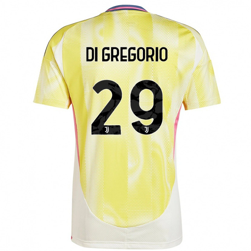 Danxen Damen Michele Di Gregorio #29 Solargelb Auswärtstrikot Trikot 2024/25 T-Shirt