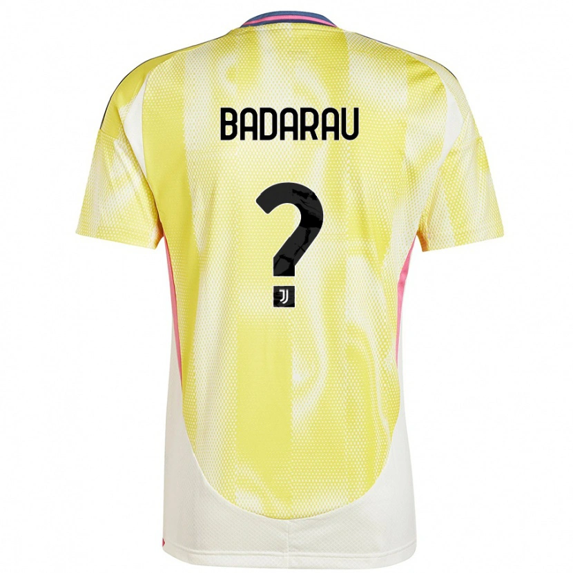 Danxen Damen Fabio Bădărău #0 Solargelb Auswärtstrikot Trikot 2024/25 T-Shirt
