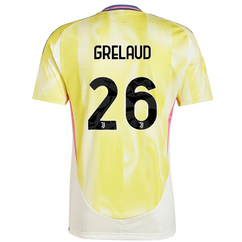 Danxen Damen Josue Grelaud #26 Solargelb Auswärtstrikot Trikot 2024/25 T-Shirt