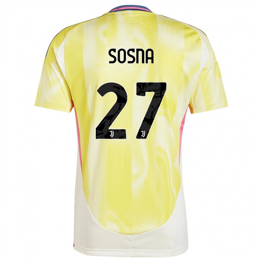 Danxen Damen Adam Sosna #27 Solargelb Auswärtstrikot Trikot 2024/25 T-Shirt