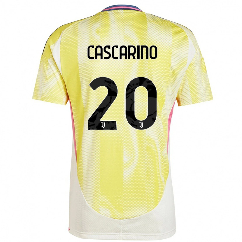 Danxen Damen Estelle Cascarino #20 Solargelb Auswärtstrikot Trikot 2024/25 T-Shirt