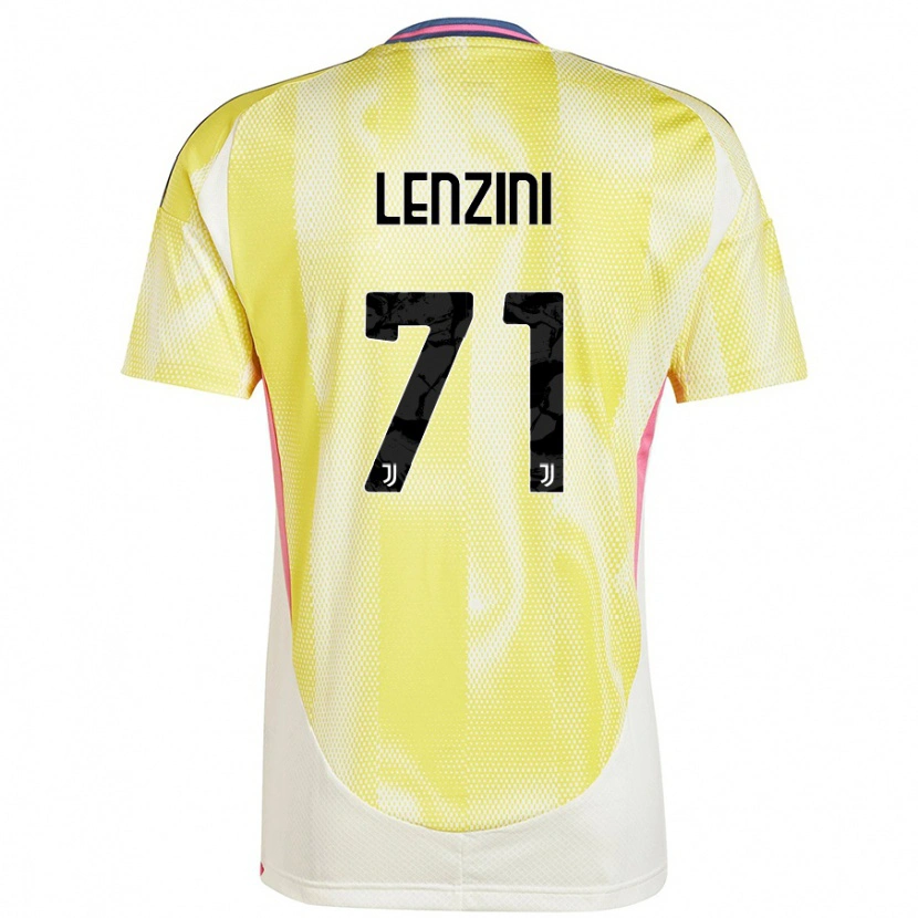 Danxen Damen Martina Lenzini #71 Solargelb Auswärtstrikot Trikot 2024/25 T-Shirt