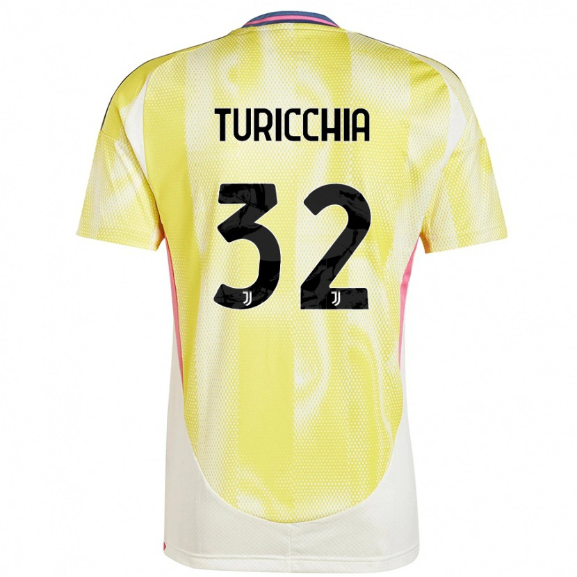 Danxen Damen Riccardo Turicchia #32 Solargelb Auswärtstrikot Trikot 2024/25 T-Shirt