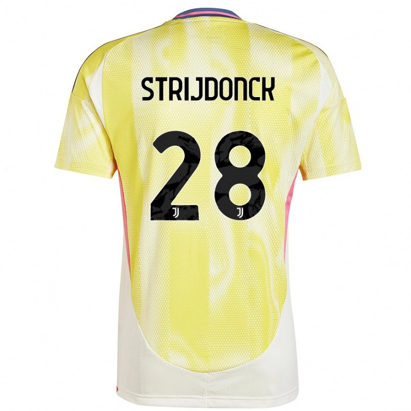 Danxen Damen Bayron Strijdonck #28 Solargelb Auswärtstrikot Trikot 2024/25 T-Shirt