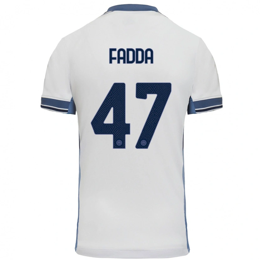 Danxen Damen Paola Fadda #47 Weißgrau Auswärtstrikot Trikot 2024/25 T-Shirt