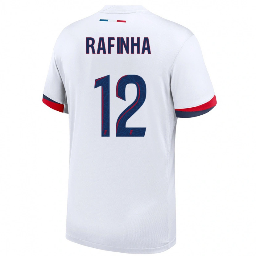 Danxen Damen Rafinha #12 Weiß Blau Rot Auswärtstrikot Trikot 2024/25 T-Shirt