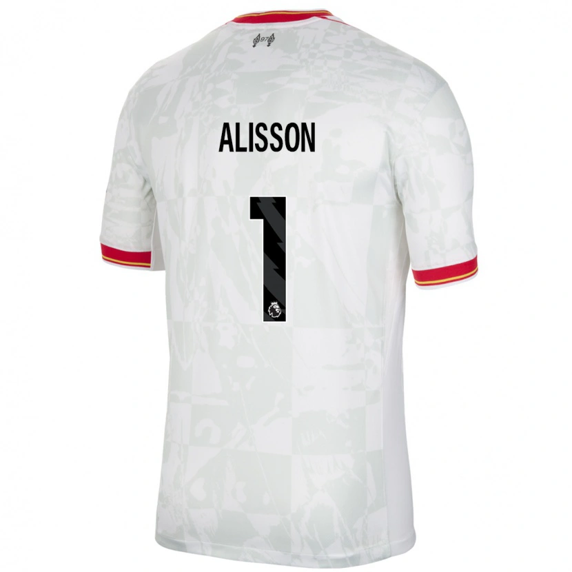 Danxen Damen Alisson #1 Weiß Rot Schwarz Ausweichtrikot Trikot 2024/25 T-Shirt