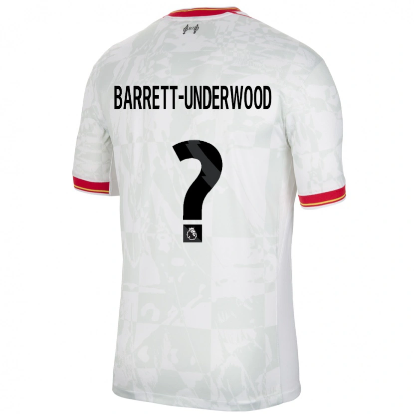 Danxen Damen Keehan Barrett-Underwood #0 Weiß Rot Schwarz Ausweichtrikot Trikot 2024/25 T-Shirt