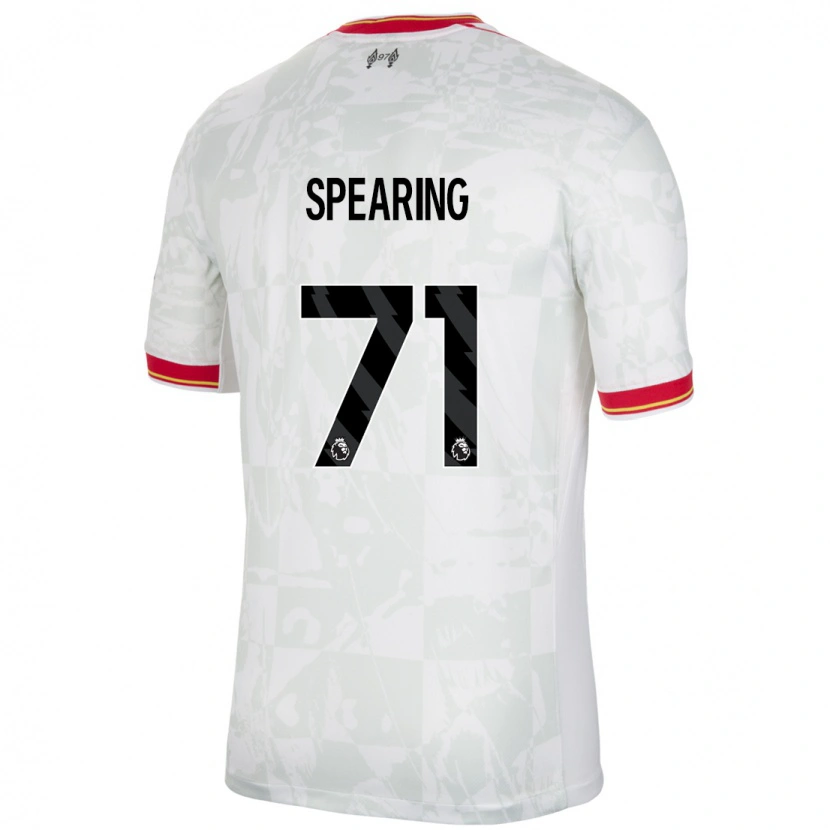 Danxen Damen Jay Spearing #71 Weiß Rot Schwarz Ausweichtrikot Trikot 2024/25 T-Shirt