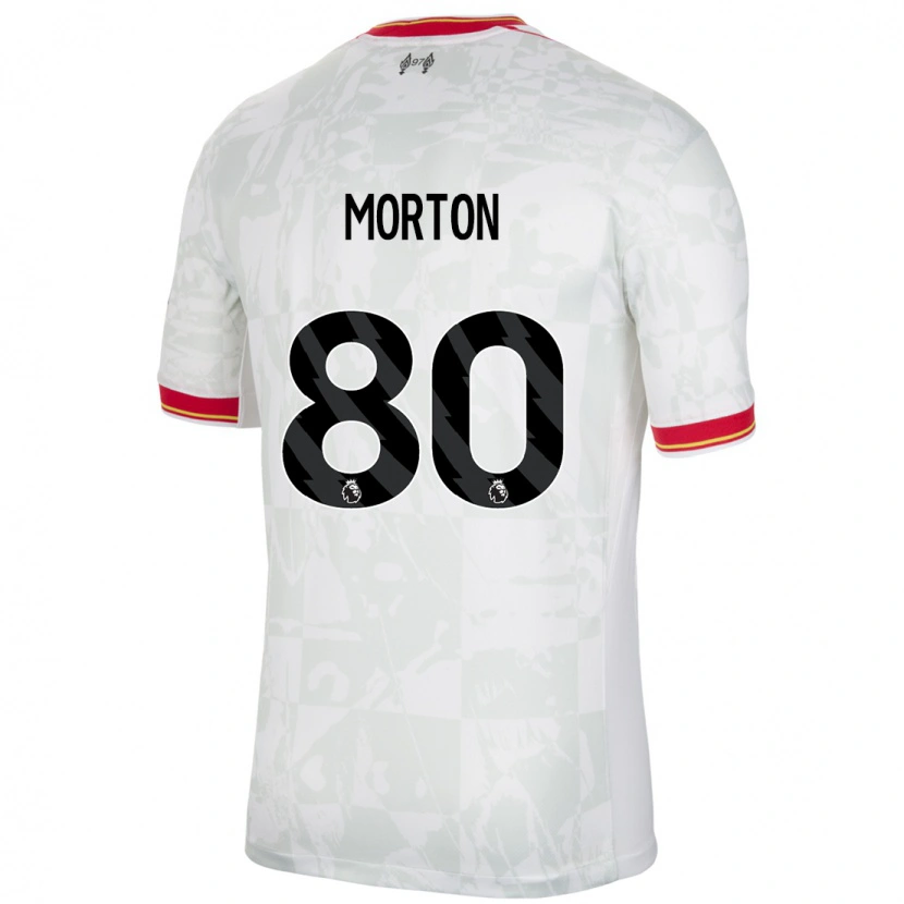 Danxen Damen Tyler Morton #80 Weiß Rot Schwarz Ausweichtrikot Trikot 2024/25 T-Shirt