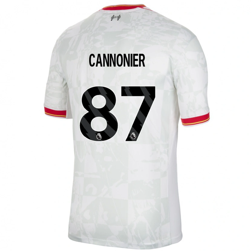 Danxen Damen Oakley Cannonier #87 Weiß Rot Schwarz Ausweichtrikot Trikot 2024/25 T-Shirt