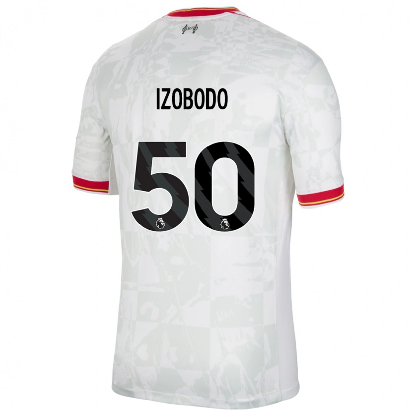 Danxen Damen Elijah Izobodo John #50 Weiß Rot Schwarz Ausweichtrikot Trikot 2024/25 T-Shirt