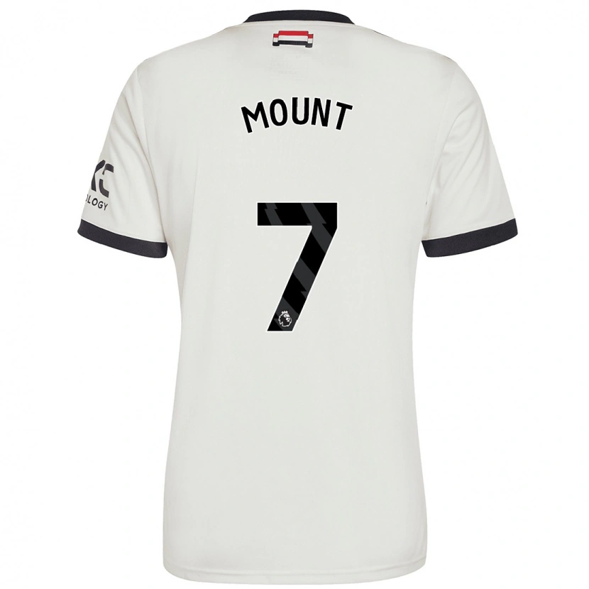 Danxen Damen Mason Mount #7 Cremeweiß Ausweichtrikot Trikot 2024/25 T-Shirt