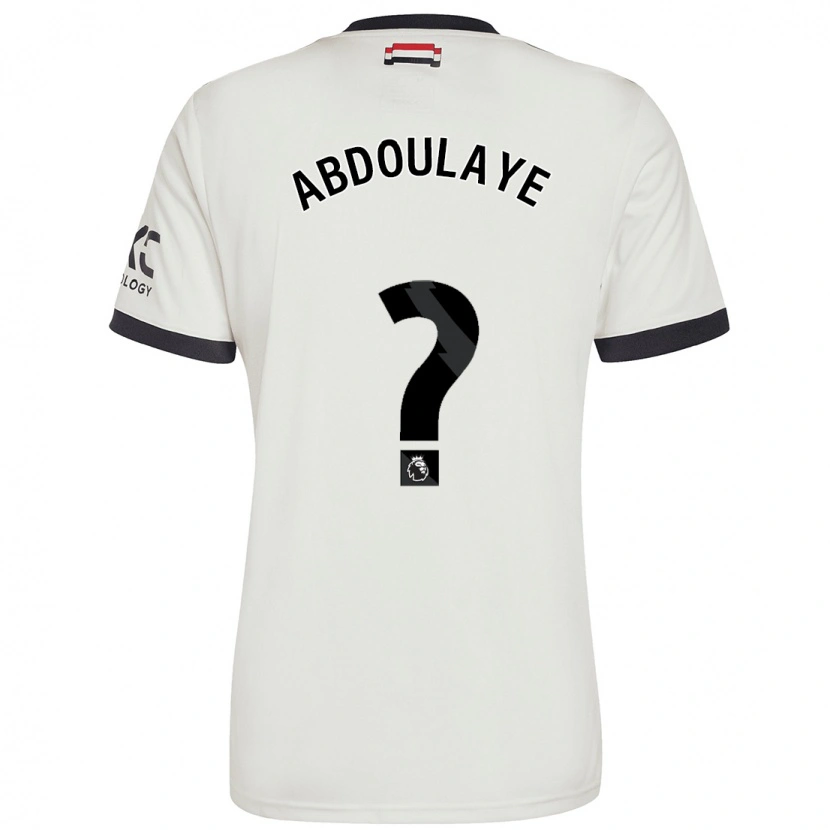 Danxen Damen Douka Abdoulaye #0 Cremeweiß Ausweichtrikot Trikot 2024/25 T-Shirt