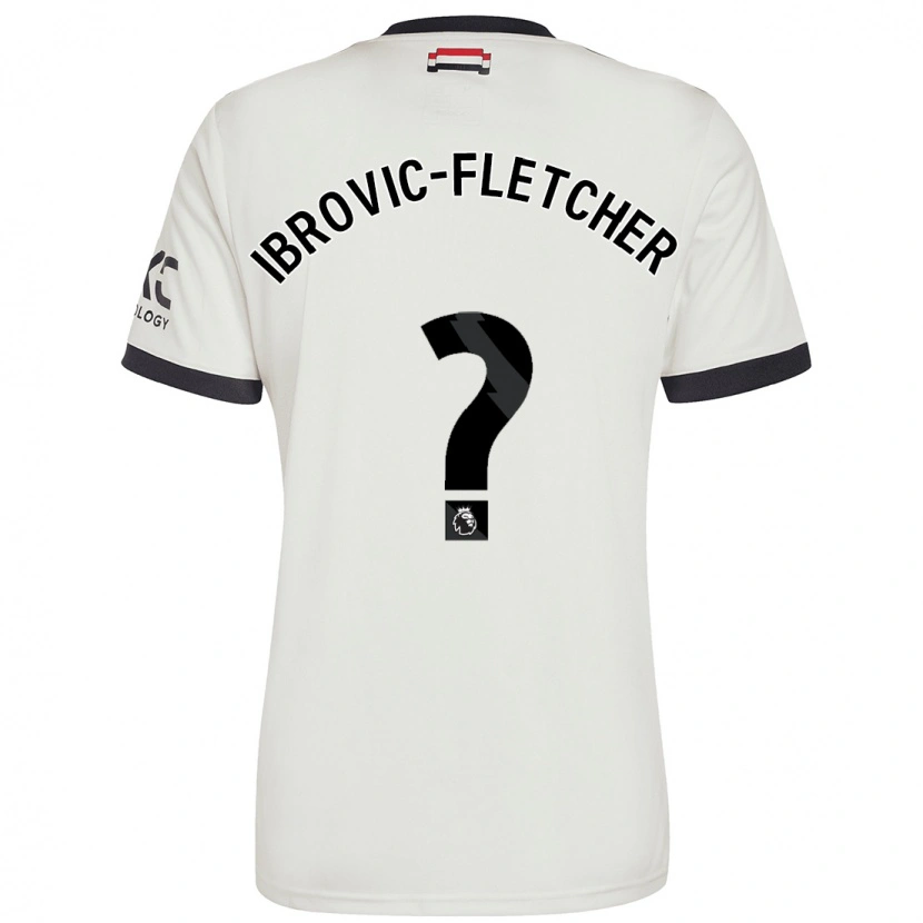 Danxen Damen Edward Ibrovic-Fletcher #0 Cremeweiß Ausweichtrikot Trikot 2024/25 T-Shirt