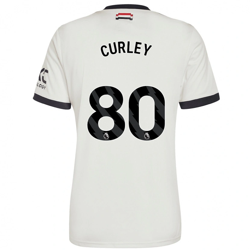 Danxen Damen Ruben Curley #80 Cremeweiß Ausweichtrikot Trikot 2024/25 T-Shirt