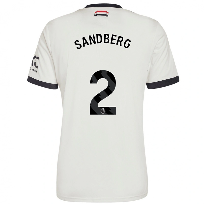 Danxen Damen Anna Sandberg #2 Cremeweiß Ausweichtrikot Trikot 2024/25 T-Shirt