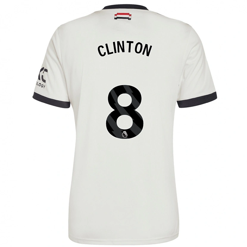 Danxen Damen Grace Clinton #8 Cremeweiß Ausweichtrikot Trikot 2024/25 T-Shirt