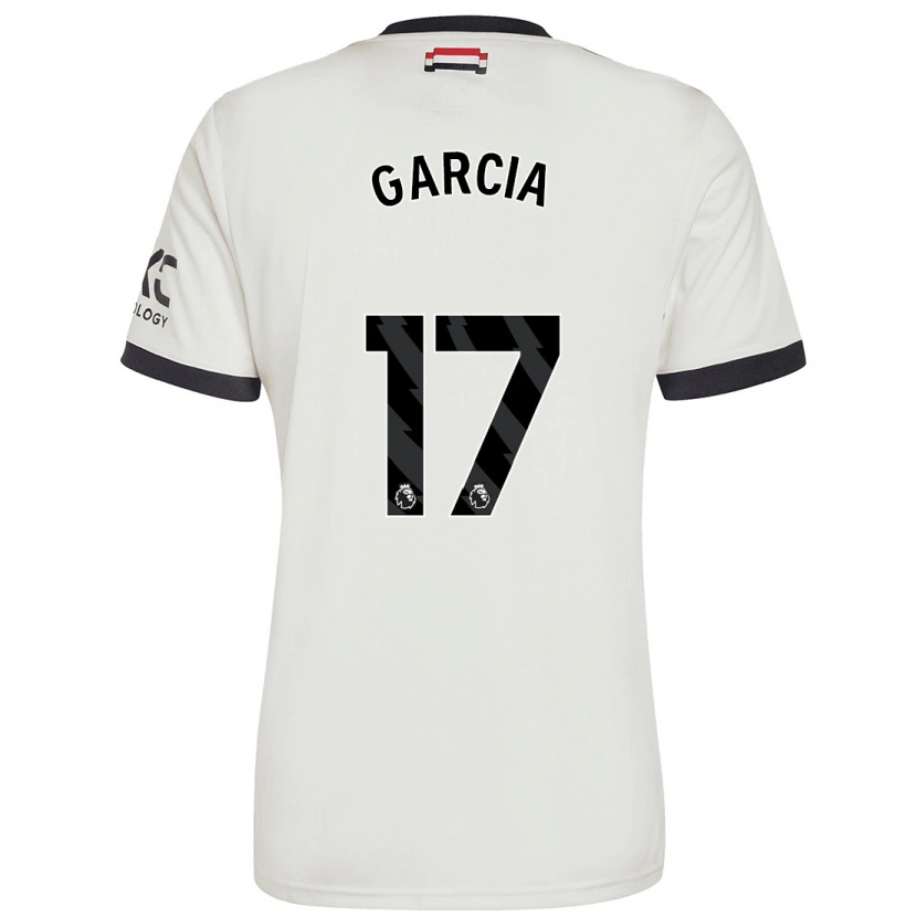 Danxen Damen Lucia Garcia #17 Cremeweiß Ausweichtrikot Trikot 2024/25 T-Shirt
