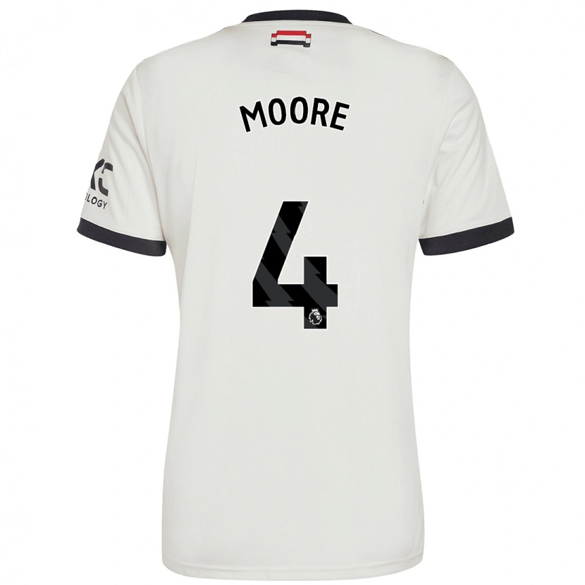 Danxen Damen Jade Moore #4 Cremeweiß Ausweichtrikot Trikot 2024/25 T-Shirt