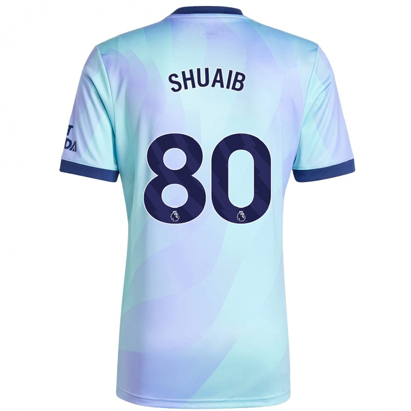 Danxen Damen Zac Shuaib #80 Aquamarin Ausweichtrikot Trikot 2024/25 T-Shirt