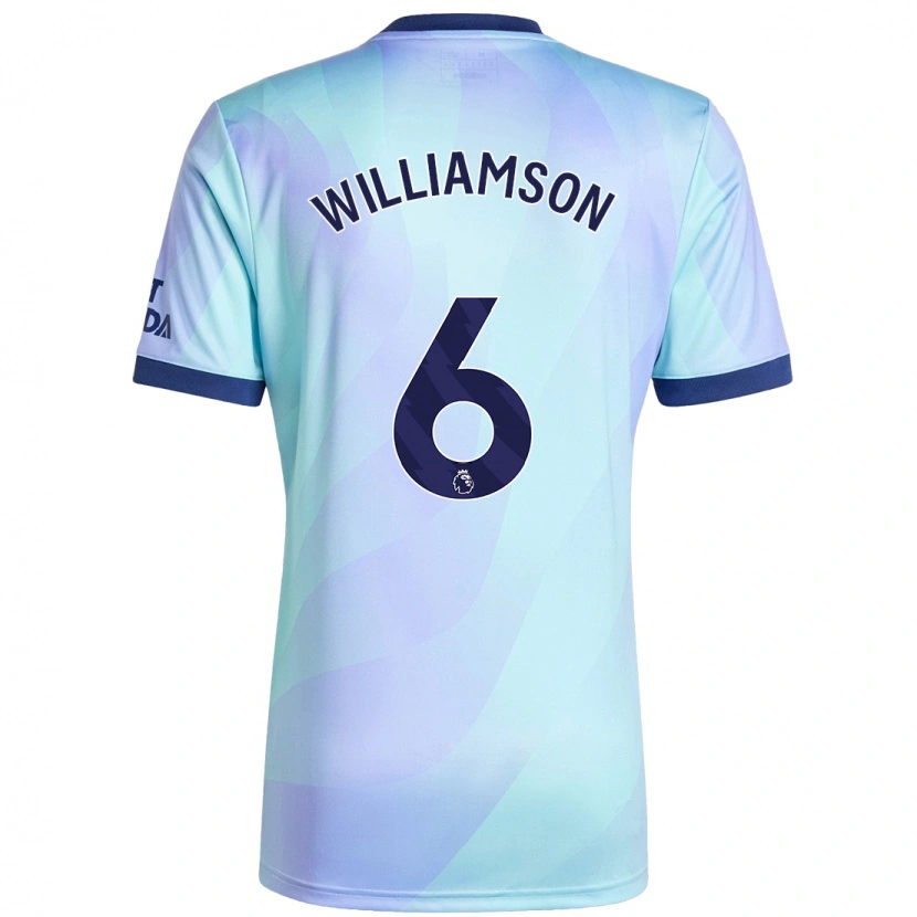 Danxen Damen Leah Williamson #6 Aquamarin Ausweichtrikot Trikot 2024/25 T-Shirt