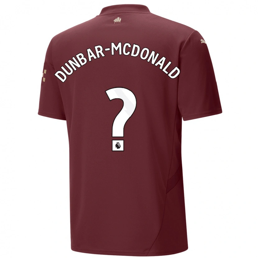Danxen Damen Christian Dunbar-Mcdonald #0 Kastanienbraun Ausweichtrikot Trikot 2024/25 T-Shirt