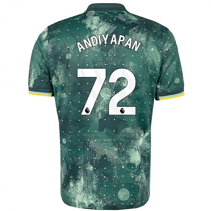 Danxen Damen William Andiyapan #72 Mintgrün Ausweichtrikot Trikot 2024/25 T-Shirt