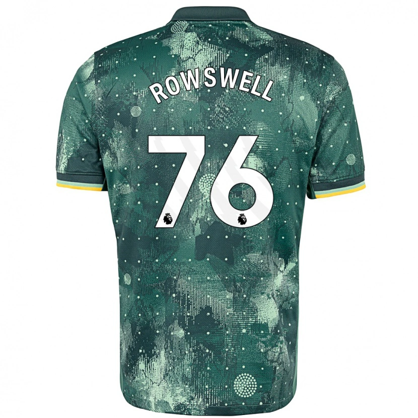Danxen Damen James Rowswell #76 Mintgrün Ausweichtrikot Trikot 2024/25 T-Shirt