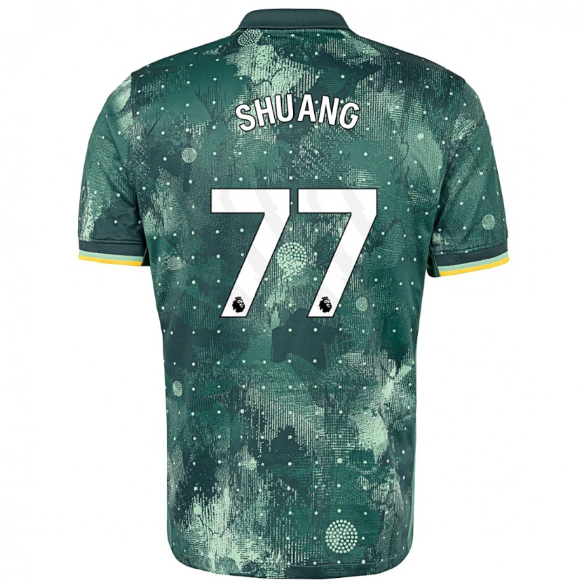 Danxen Damen Wang Shuang #77 Mintgrün Ausweichtrikot Trikot 2024/25 T-Shirt