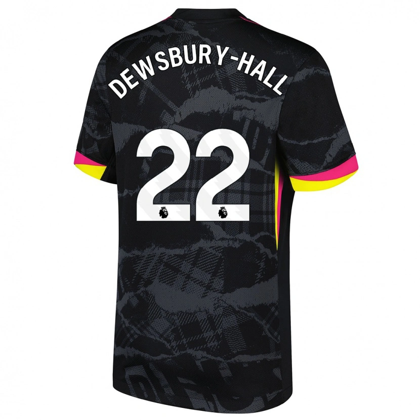 Danxen Damen Kiernan Dewsbury-Hall #22 Schwarz Rosa Ausweichtrikot Trikot 2024/25 T-Shirt