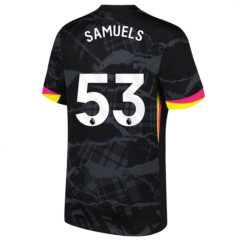 Danxen Damen Ishé Samuels-Smith #53 Schwarz Rosa Ausweichtrikot Trikot 2024/25 T-Shirt